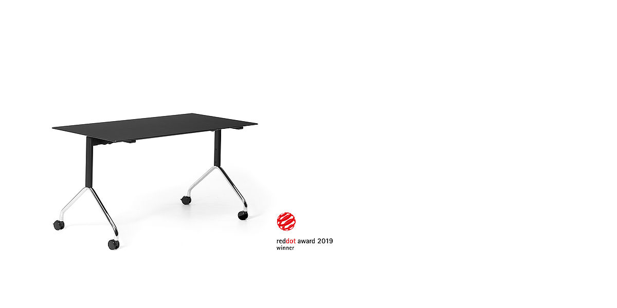 FX table | Staffeltisch | Flip-Top Klapptisch | Red Dot Award: Product Design 2019