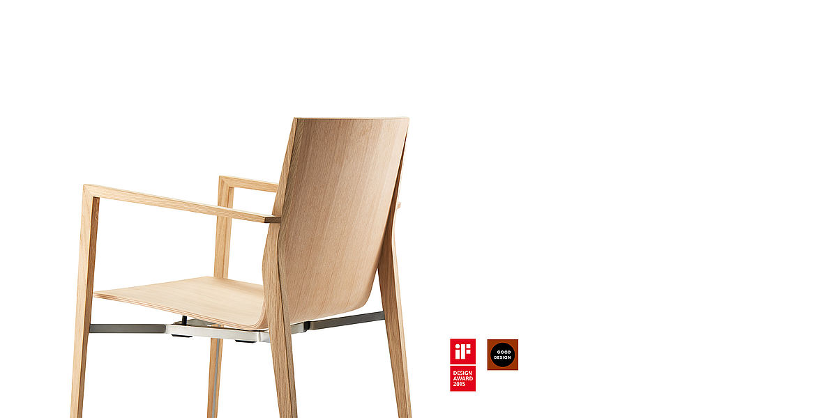 BRAUN Lockenhaus | member of SCHNEEWEISS interior | wooden chair tendo by Delugan Meissl Industrial Design